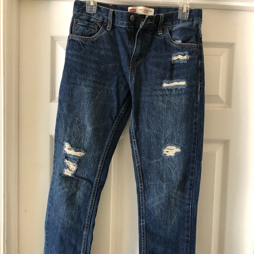 Boys Levi Jeans 502 regular taper.